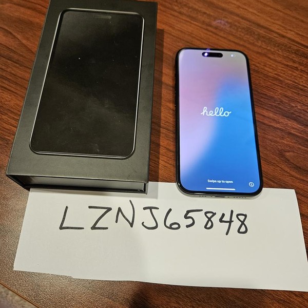 Apple iPhone 15 - Unlocked, 128 GB, Black, A2846