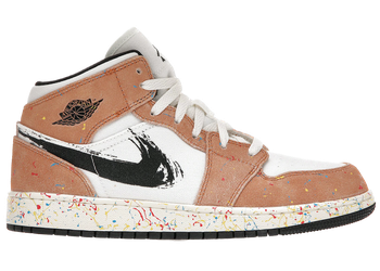 Jordan 1 Mid SE Brushstroke (GS) for sale