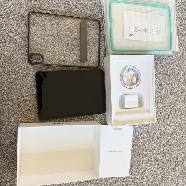 Apple iPad Mini 6th Gen - Unlocked, 64 GB, Gray, A2568