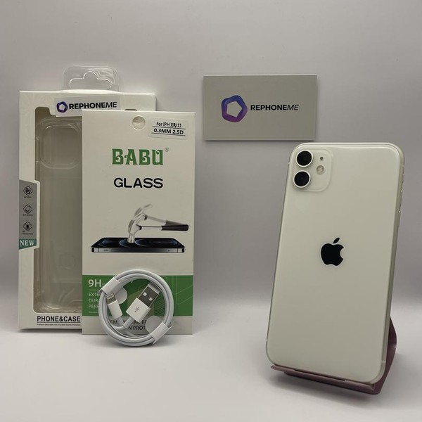 Apple iPhone 11 - Unlocked, 64 GB, White, A2111