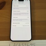 Mint Apple iPhone 15 - Unlocked, 128 GB, Black, A2846