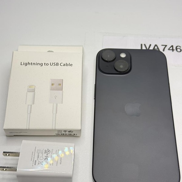 Apple iPhone 15 - Unlocked, 128 GB, Black, A2846