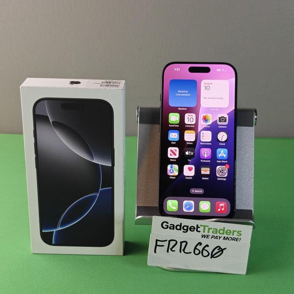 Apple iPhone 16 Pro - Unlocked, 128 GB, Black, A3083