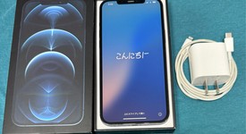 Good
													Apple iPhone 12 Pro Max - Unlocked, Pacific Blue, 128 GB, A2342, photo 4 of 4