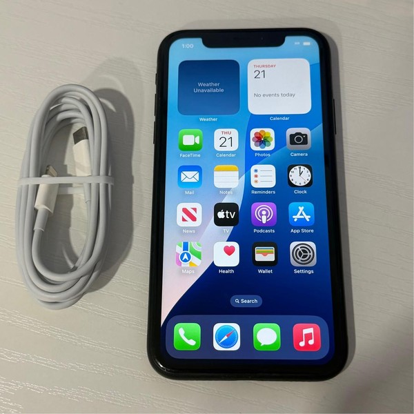 Apple iPhone Xr - Unlocked, 128 GB, Black, A1984