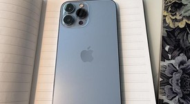 Good
													Apple iPhone 13 Pro Max - Unlocked, Sierra Blue, 256 GB, A2484, photo 1 of 3