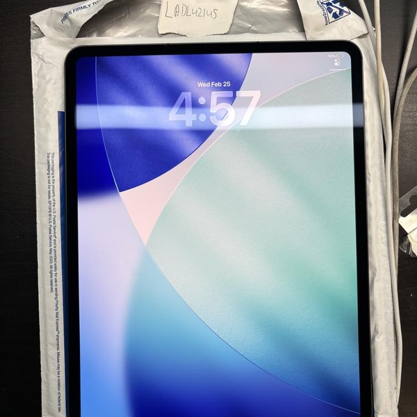 Apple iPad Pro 13 inch (M4) 2024 - Unlocked, 256 GB, Black, 8 GB, A2926, Standard Glass