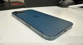 Mint
													Apple iPhone 12 Pro Max - Unlocked, Pacific Blue, 256 GB, A2342, photo 4 of 11