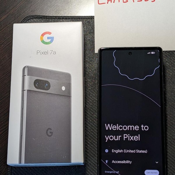 Google Pixel 7a - Unlocked, 128 GB, Charcoal, 8 GB, GWKK3