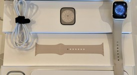 Good
													Apple Watch Series 8 41mm - Unlocked, Starlight, A2772 - Cellular, Aluminum, photo 1 of 10