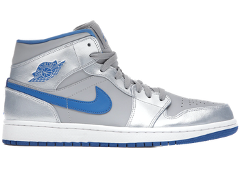 Jordan 1 Mid Wolf Grey Sport Blue for sale