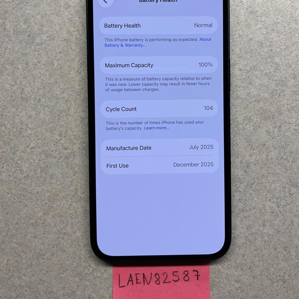 Apple iPhone 16e - Boost, 128 GB, Black, A3212