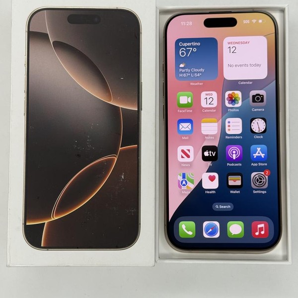 Apple iPhone 16 Pro - T-Mobile, 128 GB, Desert, A3083