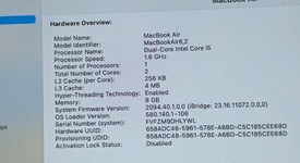 Good
													MacBook Air 2019 - 13" - I5, Gold, 128 GB, 8 GB, photo 4 of 10