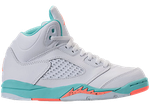  Jordan 5 Retro Light Aqua (PS)