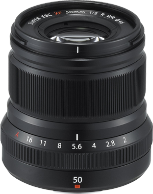 Fujinon XF 50mm f2 R WR - Black
