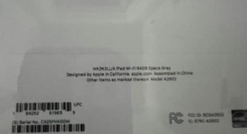 New
													Apple iPad 9th Gen - Wi-Fi, Gray, 64 GB, A2602, photo 3 of 5