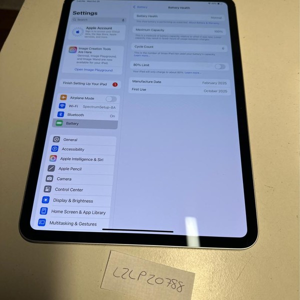 Apple iPad Pro 11 inch (M4) 2024 - Wi-Fi, 256 GB, Silver, 8 GB, A2836, Standard Glass