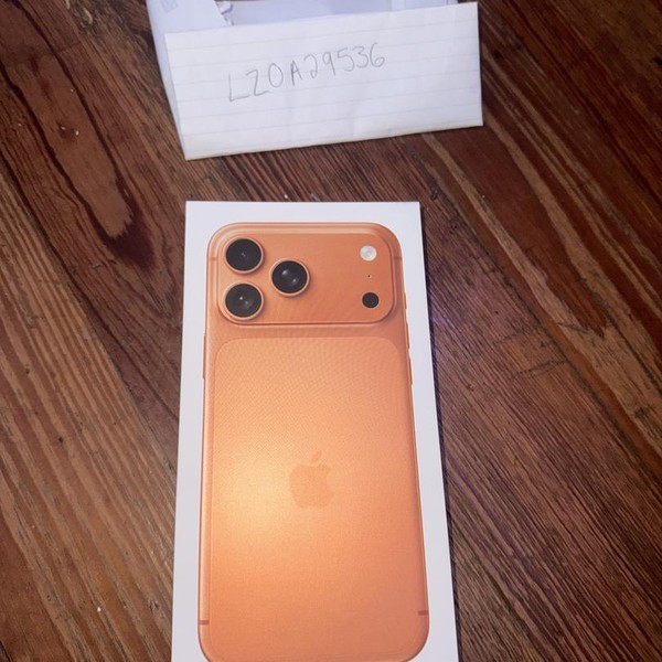 Apple iPhone 17 Pro Max - Unlocked, 256 GB, Cosmic Orange, A3257