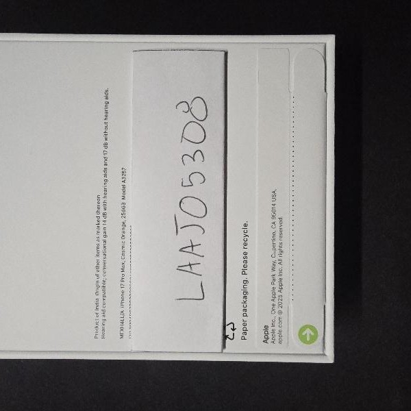 Apple iPhone 17 Pro Max - Unlocked, 256 GB, Cosmic Orange, A3257