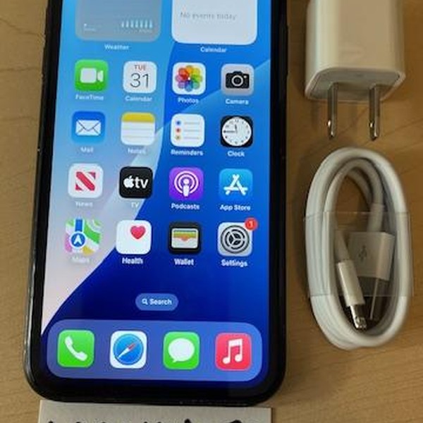 Apple iPhone Xr - Unlocked, 64 GB, Black, A1984