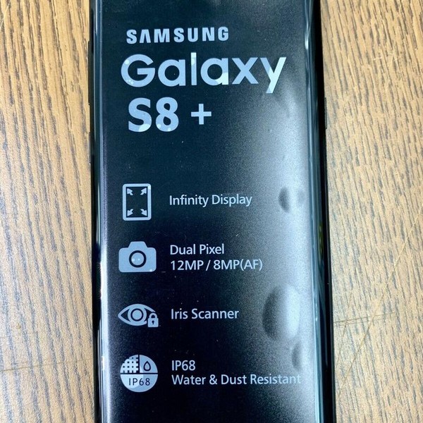 Samsung Galaxy S8 Plus - AT&T, 64 GB, Black, SM-G955U