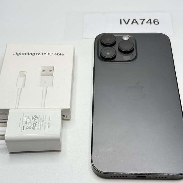 Apple iPhone 14 Pro Max - Unlocked, Black, 128 GB, A2651