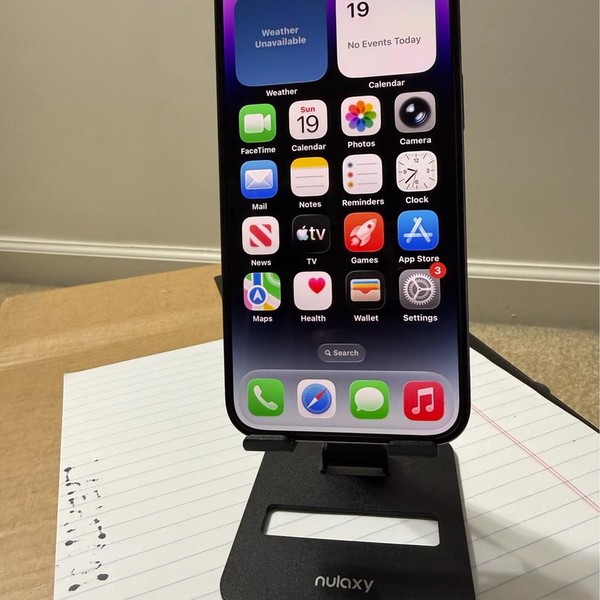 Apple iPhone 14 Pro Max - Unlocked, 256 GB, Purple, A2651