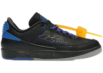 Jordan 2 Retro Low SP Off-White Black Blue for sale