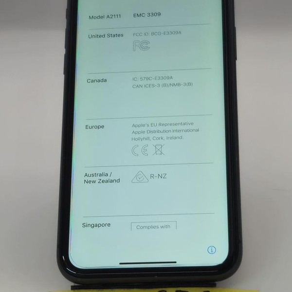 Apple iPhone 11 - AT&T, 64 GB, Black, A2111
