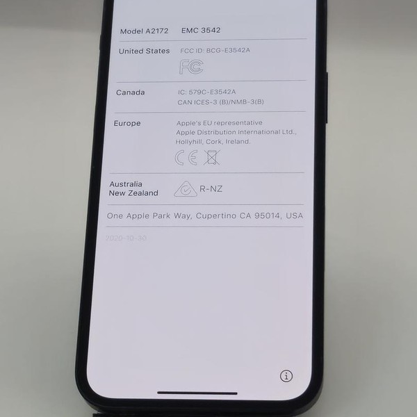 Apple iPhone 12 - Unlocked, 64 GB, Black, A2172