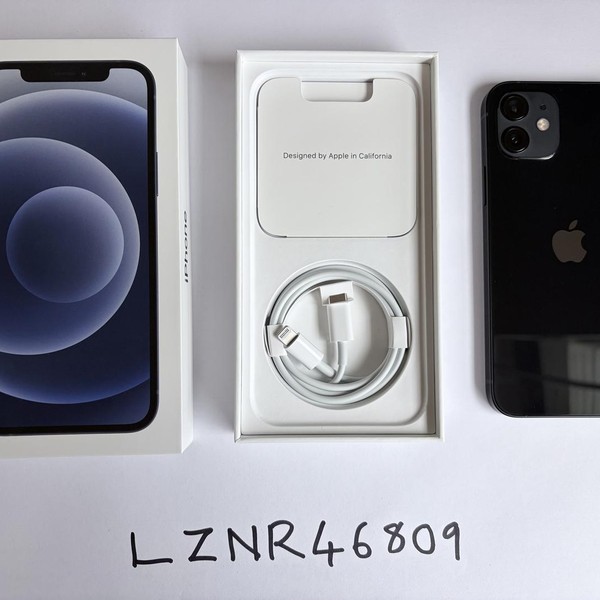 Apple iPhone 12 - Unlocked, 64 GB, Black, A2172