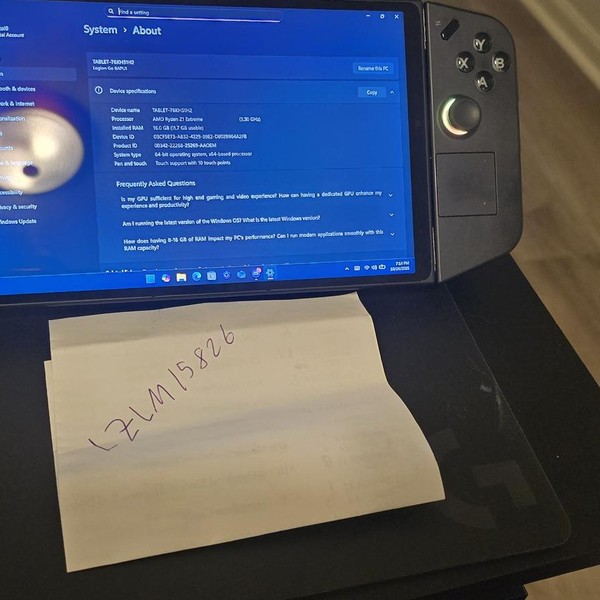 Lenovo Legion Go - Z1 Extreme, Black, 1 TB, 16 GB