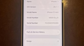 Good
													Apple iPhone 12 Mini - Unlocked, White, 256 GB, A2176, photo 3 of 12