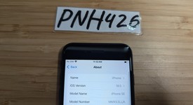 Fair
													Apple iPhone SE 3rd Gen 2022 - Unlocked, Midnight, 64 GB, A2595, photo 2 of 14