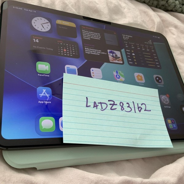 Apple iPad Pro 11 inch (M5) 2025 - Wi-Fi, 256 GB, Space Black, Apple M5 9-Core, A3357, Standard Glass