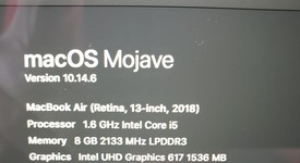 Mint
													MacBook Air 2018 - 13" - I5, Gray, 128 GB, 8 GB, photo 2 of 14