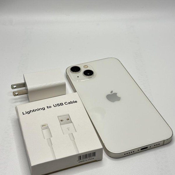 Apple iPhone 13 - Unlocked, 256GB, Starlight, A2482 - LZGU81525