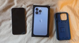 Good
													Apple iPhone 13 Pro - Unlocked, Sierra Blue, 128 GB, A2483, photo 1 of 14