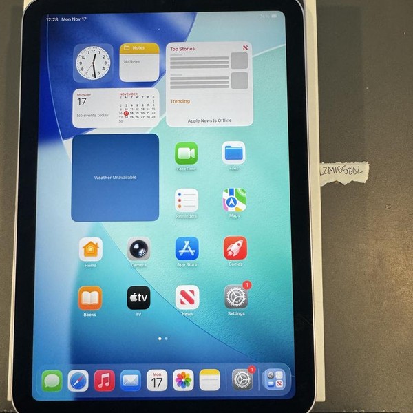 Apple iPad Mini 7th Gen - Wi-Fi, Purple, 128 GB, A2993