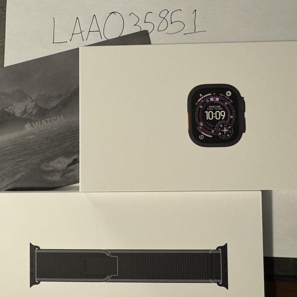 Apple Watch Ultra 3 49mm - Unlocked, Black, A3281