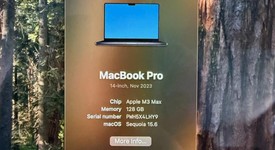 Good
													MacBook Pro Late 2023 (M3) - 14" - Apple M3 Max 16-core, Black, 2 TB, 128 GB, 40-core GPU, photo 1 of 16