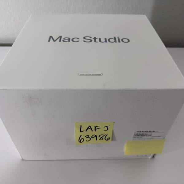Mac Studio 2025 - 1 TB, 96 GB, Apple M3 Ultra 28-core