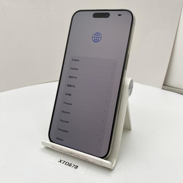 Apple iPhone 15 Pro Max - Unlocked, 256 GB, White, A2849