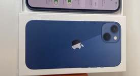 Good
													Apple iPhone 13 - Unlocked, Blue, 256 GB, A2482, photo 1 of 7