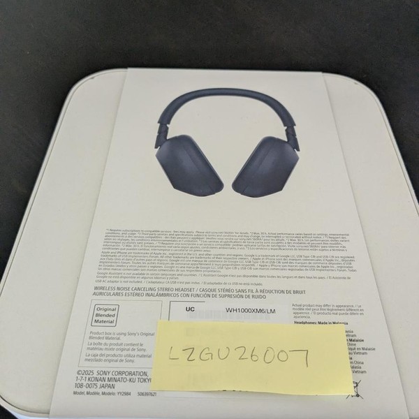 Sony WH-1000XM6 - Midnight Blue