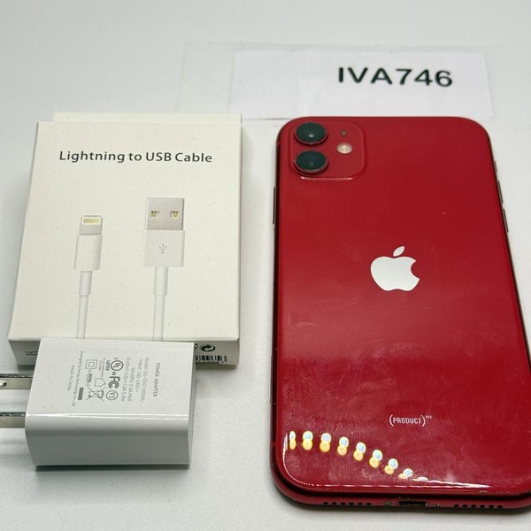 Apple iPhone 11 - Unlocked, 64 GB, Red, A2111