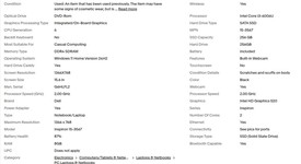 Good
													Dell Inspiron Laptop, photo 2 of 15