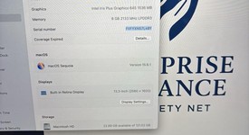 Good
													MacBook Pro 2019 - 13" - I5, Gray, 128 GB, 8 GB, photo 1 of 12