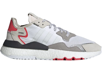 adidas Nite Jogger White Shock Red for sale